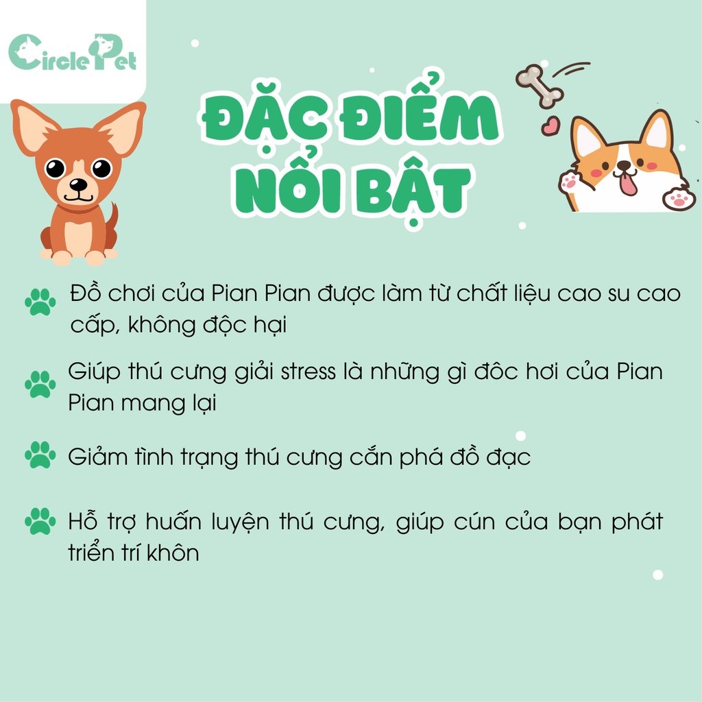 Dồ Chơi Pian Pian Cao Cấp Chính Hãng Hỗ Trợ Cho Phát Triển Trí Khôn - Circle Pet