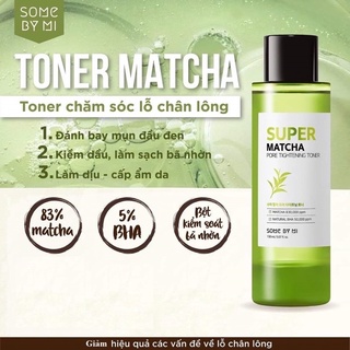 COMBO Sữa Rửa Mặt + Toner Some By Mi Super Matcha Fullsize