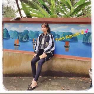 Áo bomber thêu rồng ( kèm ảnh thật shop chụp )