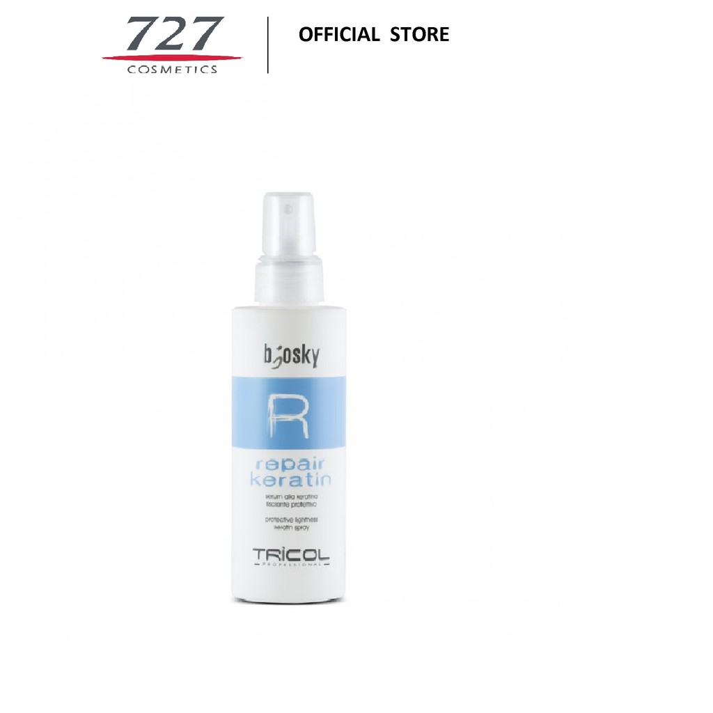 Xịt dưỡng phục hồi và tái cấu trúc tóc Tricol Biosky Repair Keratin Spray 150ml