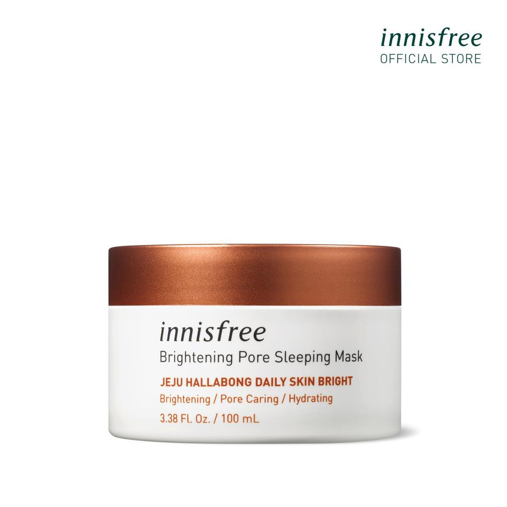 [Mã COSIF05 giảm 10% đơn 400K] Mặt nạ ngủ dưỡng sáng da 3 trong 1 innisfree Brightening Pore Sleeping Mask 100ml