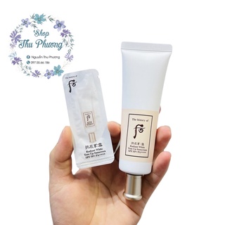 Gói kem chống nắng dưỡng trắng da whoo 1ml