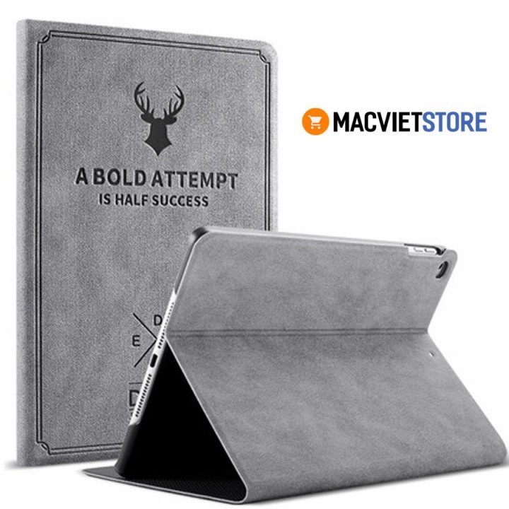 Bao Da iPad Ốp iPad Dập Nổi Logo Đầu Hươu | BigBuy360 - bigbuy360.vn