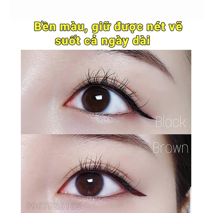 Bút dạ kẻ viền mắt Grass &amp; Flower / Eyeliner Grass &amp; Flower Hàn Quốc chống thấm nước, không lem, không trôi