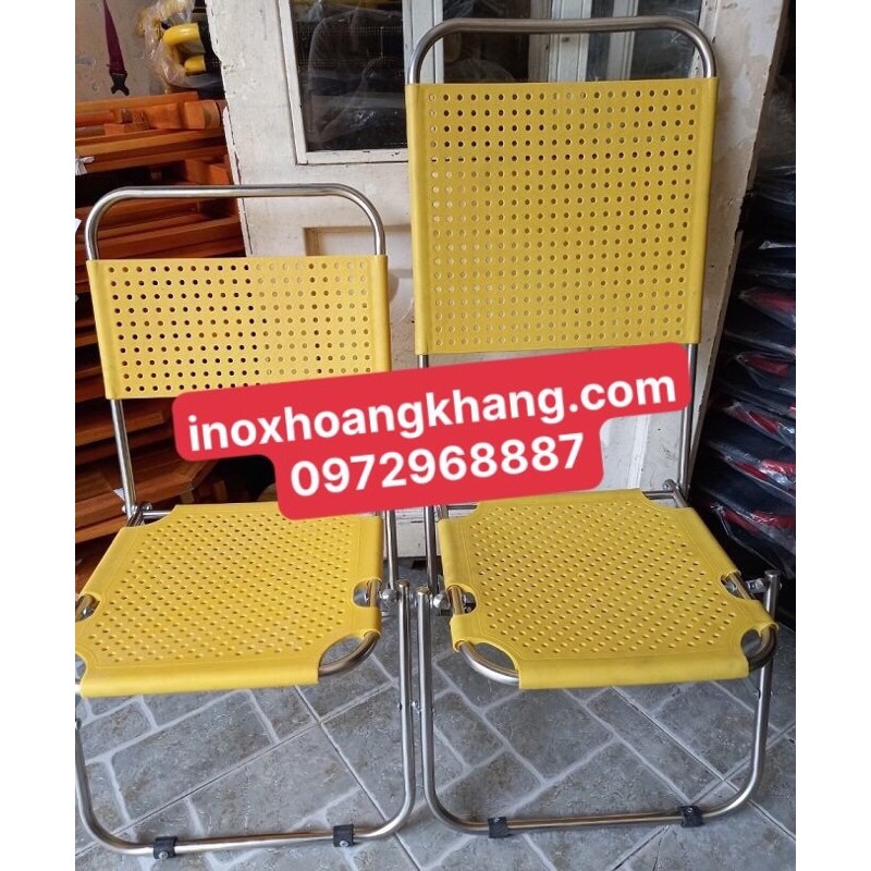 Ghế nhựa cafe xếp giá rẻ( ghế tựa lưng 70cm-86cm)