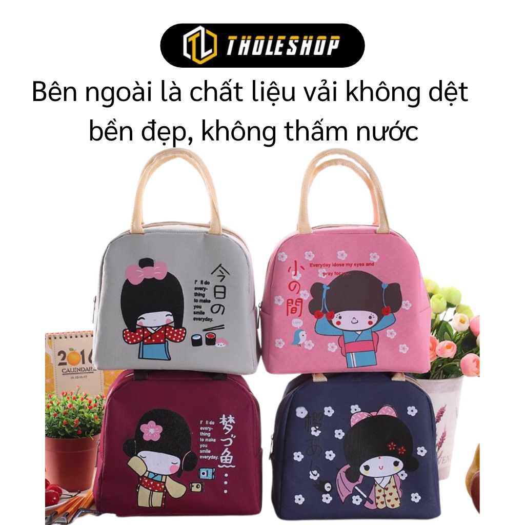 Túi Đựng Cơm - Túi Giữ Nhiệt Đựng Thức Ăn Đi Làm, Đi Học Không Thấm Nước 4005