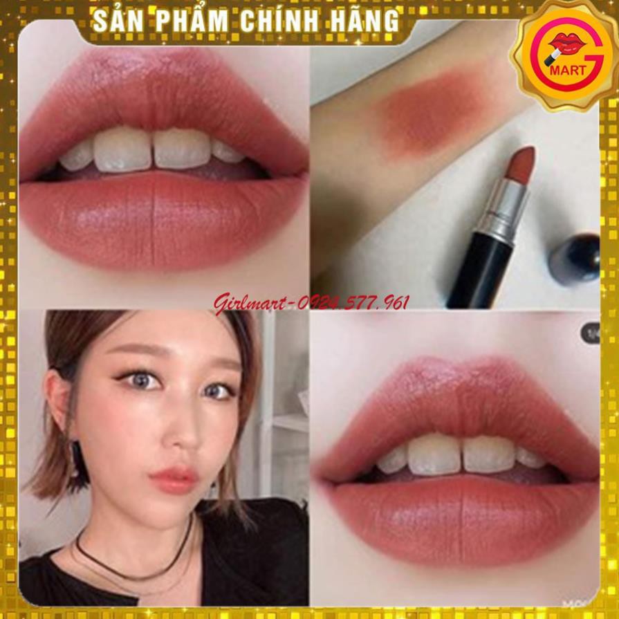 [1 ĐỔI 1] Son Mac Mocha 813 Satin - Màu cam đất thời thượng