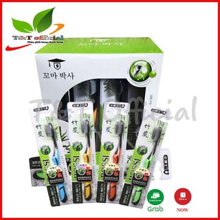 COMBO 2 Bàn Chải Đánh Răng , Bàn Chải Than Tre Hoạt tính Bossi Hàn Quốc - an toàn tuyệt đối cho sức khỏe