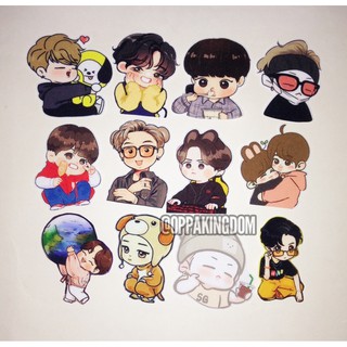 Bộ sticker ủi Blackpink, BTS, EXO trang trí quần áo, túi vải