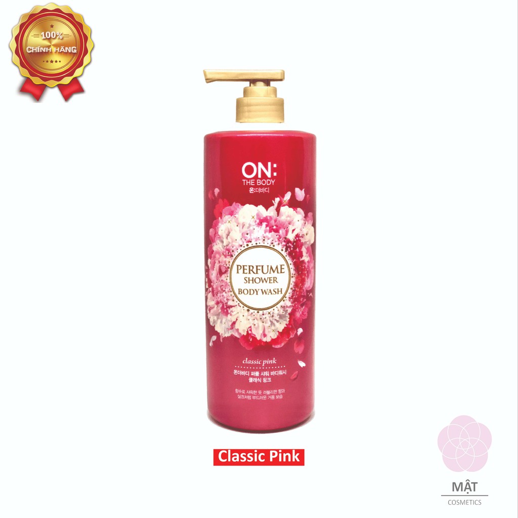 Sữa tắm nước hoa On The Body Perfume hương Classic Pink Violet Dream White Pearl 1000g | BigBuy360 - bigbuy360.vn