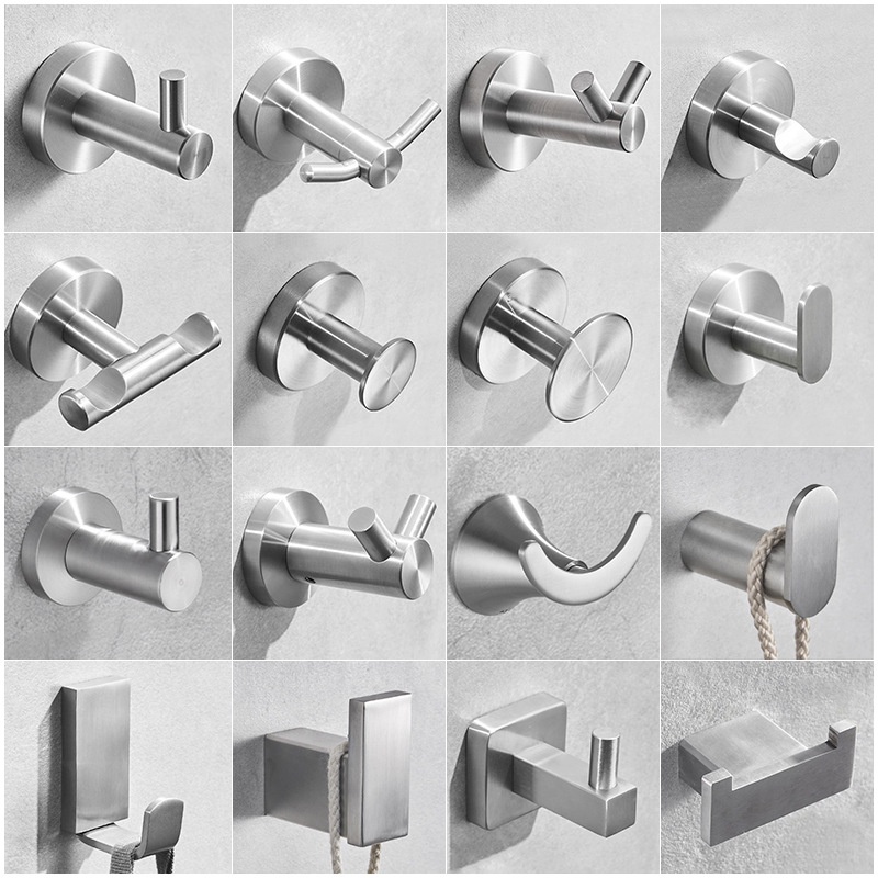 Móc treo tường inox，móc đồng thanh treo quần áo gắn tường ，móc treo quần áo sau cửa，treo，móc treo quần áo gắn tường ，móc đồng nhà tắm/ phòng ngủ/phòng khách/nhà bếp
