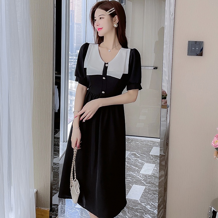 Đầm Thời Trang retro Thanh Lịch Cao Cấp Kiểu Hàn Quốc