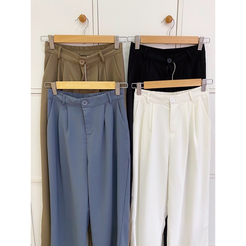 Quần suông Hàn Quốc form dài 4 màu | BigBuy360 - bigbuy360.vn