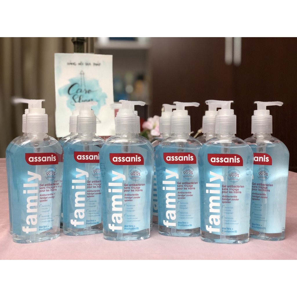 Gel rửa tay khô ASSANIS Family 250ml của Pháp