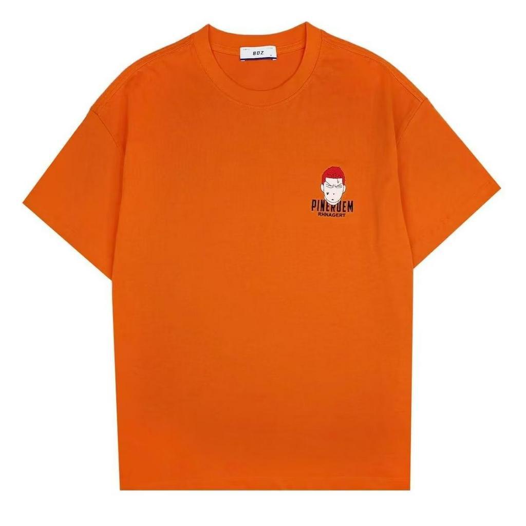 Áo Thun Cotton Tay Ngắn In Hình Slam Dunk 4 Màu Size M-5XL Thời Trang Mùa Hè Cho Nam