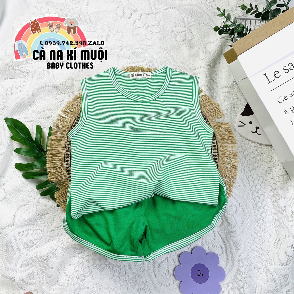 ✨Size(9-32Kg)✨FREE SHIPBộ MinKy Mom CaNa's Sát Nách Cotton Lạnh Dể Thương Cho Bé Gái Bé Trai, Đủ Màu