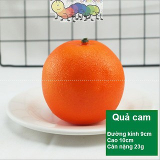 Quả cam nhựa giống thật - Dạy trẻ mầm non nhận biết các loại hoa quả trái cây