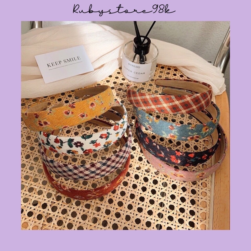 Băng Đô Cài Tóc Phong Cách Retro cực dễ thương