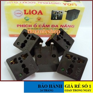 GIAO TRONG NGÀY🌟PHÍCH Ổ CẮM ĐIỆN ĐA NĂNG LIOA CHUYỂN 3 THÀNH 2 CHẤU (TRÒN/DẸP)