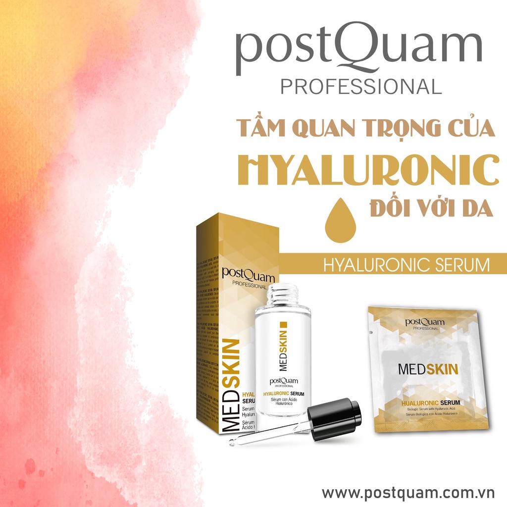 Serum HA 3% Sạc Nước, Căng Bóng, Trẻ Hóa Da postQuam Hyaluronic Serum 30ml