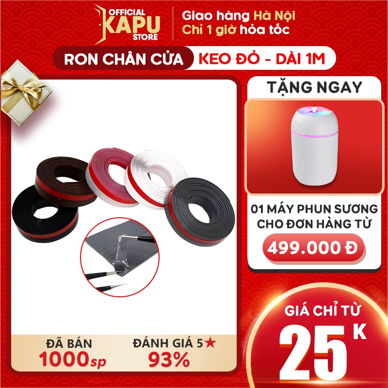 Ron chân cửa, ron cửa silicon chống bụi, cuộn dán cửa chống thoát nhiệt điều hòa - KAPU