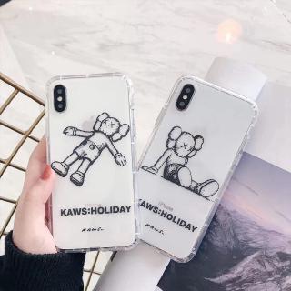 Ốp điện thoại họa tiết Uniqlo Kaws dành cho iPhone 8 7 6 s Plus XS Max X XR XS 11 Pro Max