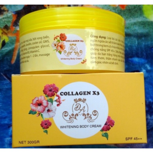 kem Dưỡng Trắng Body Collagen X3