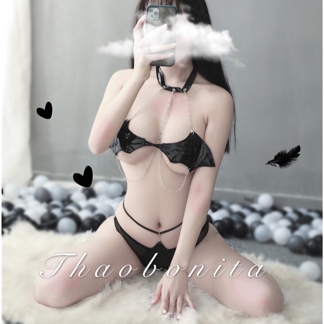 Set Batman BDSM phối xích chất da cao cấp T181 Giao hoả tốc HCM Thao Bonita
