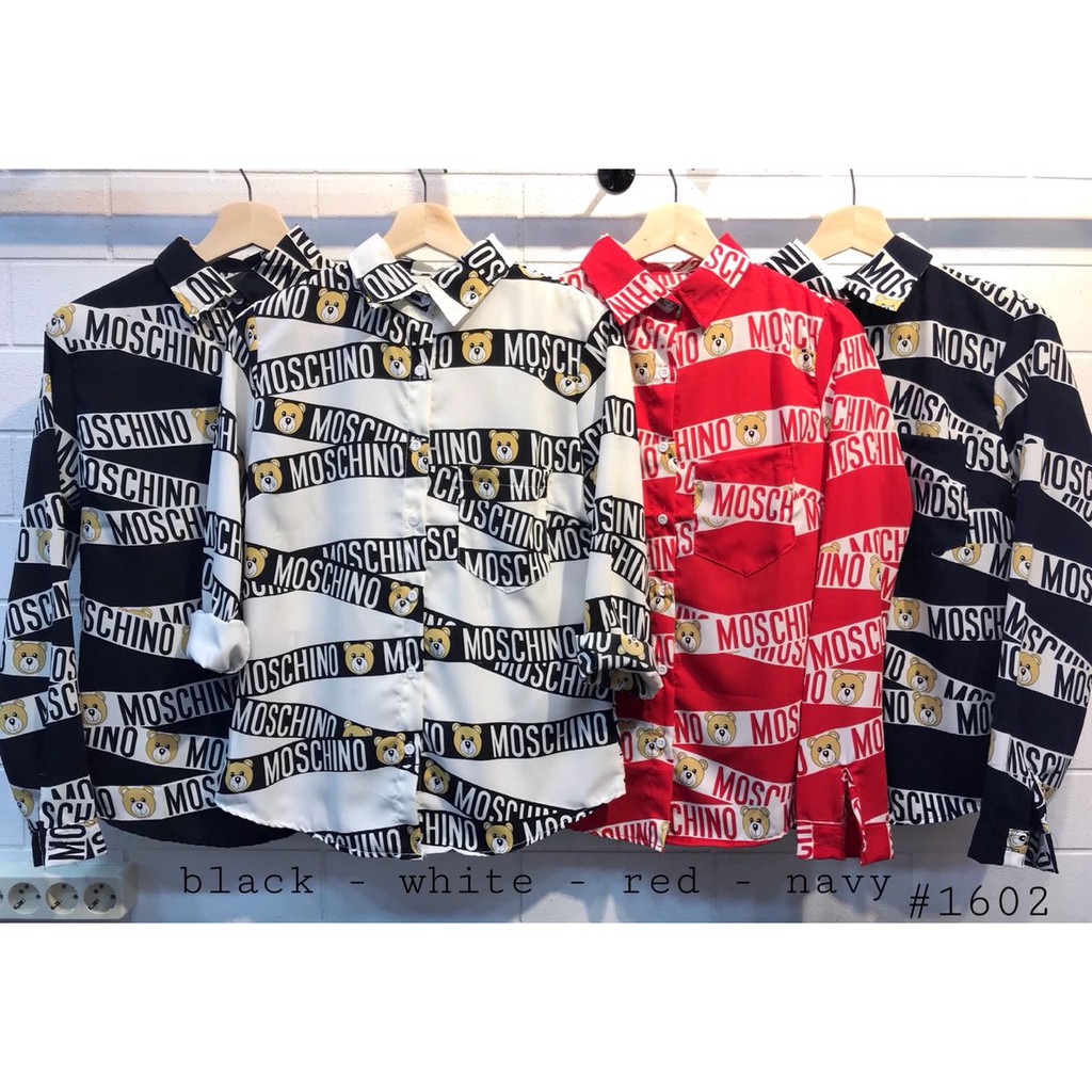 Áo Sơ Mi Moschino