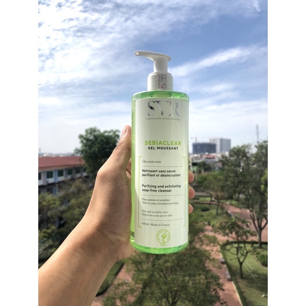 Sữa Rửa Mặt SVR Cho Da Dầu Mụn, Da Nhạy Cảm Sebiaclear Gel Moussant Xanh Lá - Bác Sĩ Da Liễu An