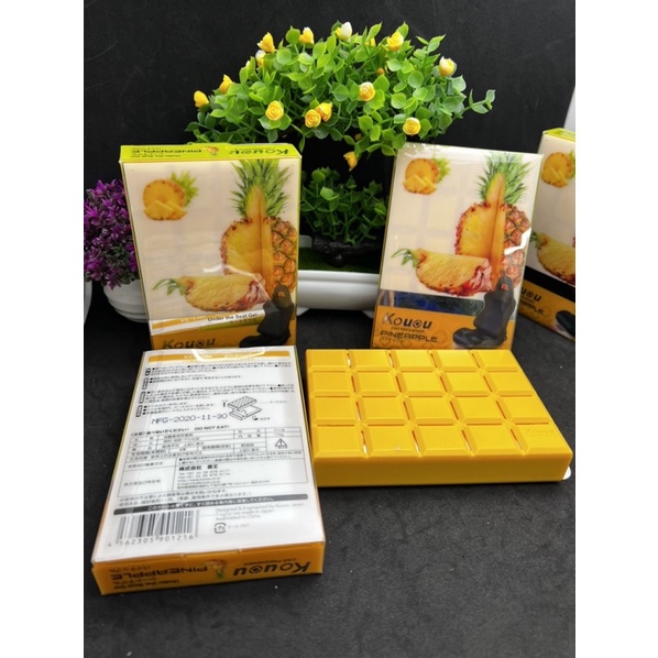 Sáp thơm hương dứa KOUOU để xe ô tô,sáp dứa khủ mùi xe ô tô