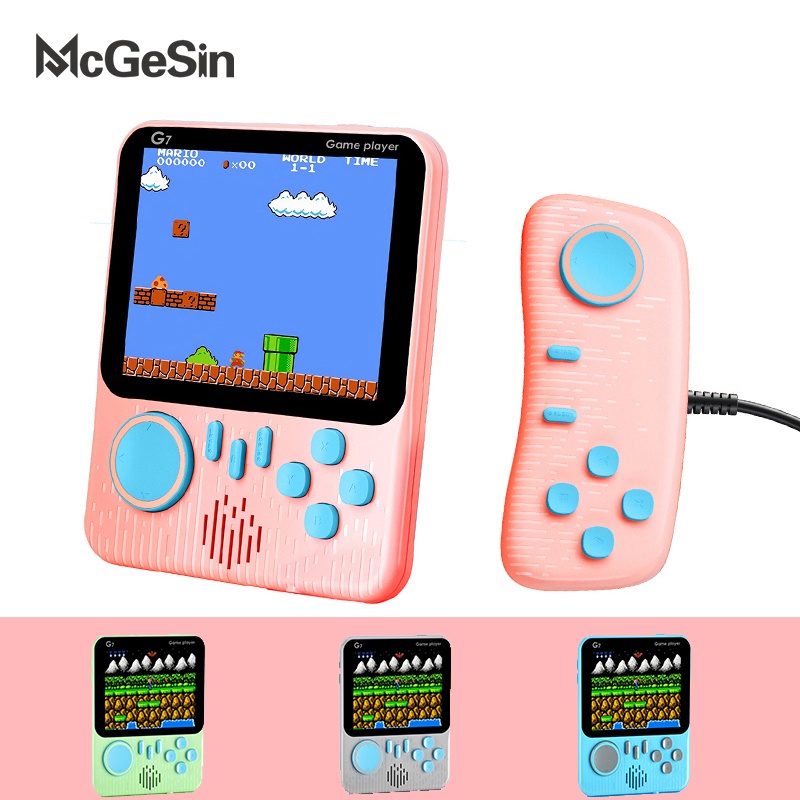 Máy chơi game cầm tay G7 666 trò chơi màu sắc HD vui nhộn dành cho trẻ em