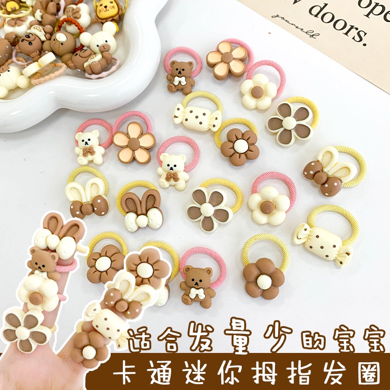 Dây Buộc Tóc Cao Su Hình Nơ Dễ Thương Cho Bé Gái