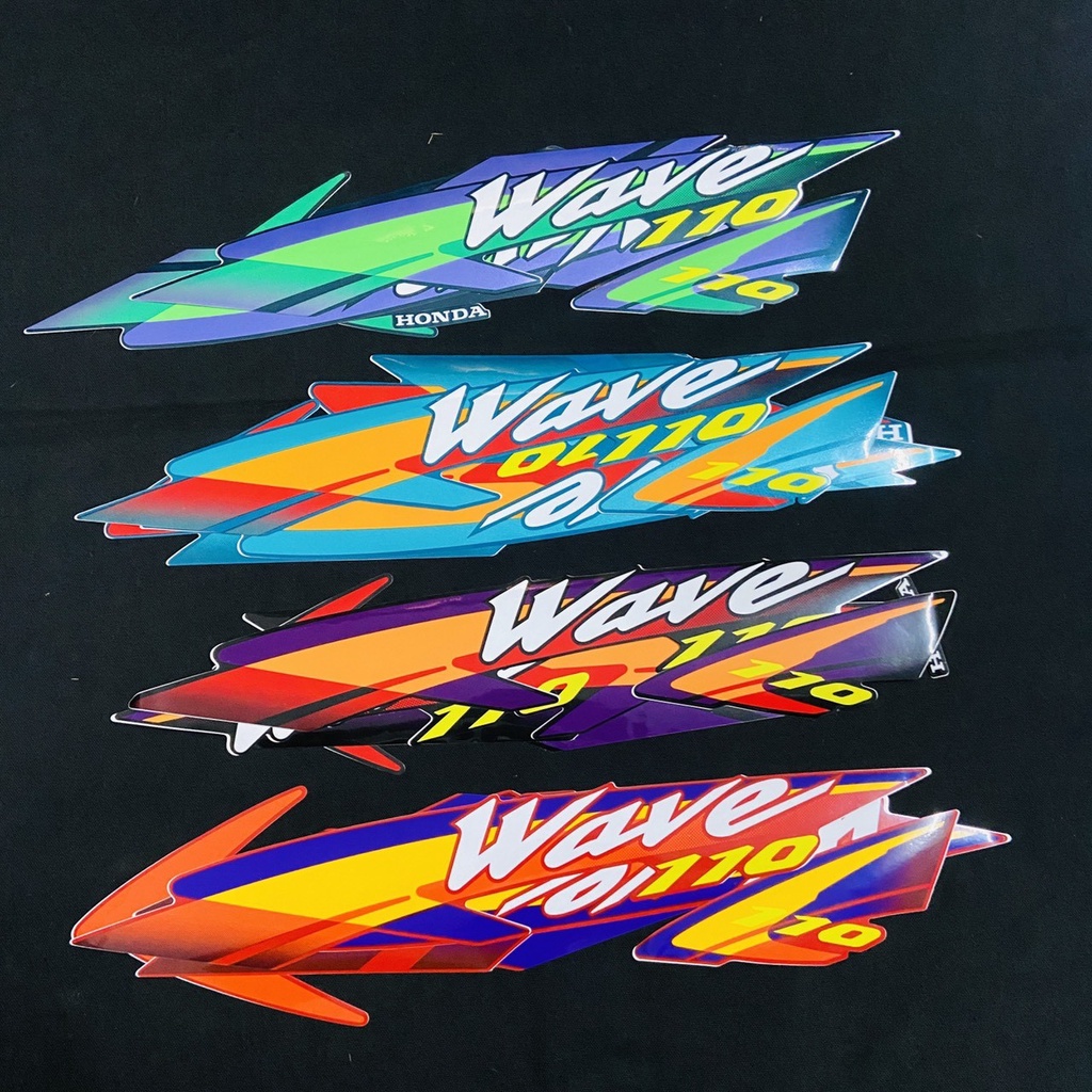BỘ TEM RỜI DÁN FULL XE WAVE 110 ĐỜI 2000