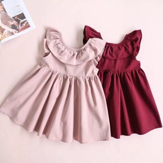 Váy thô lụa cho bé gái