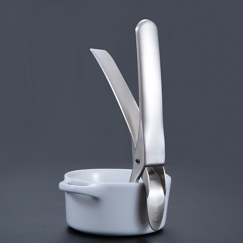 Dụng cụ kẹp gắp Tô/ Dĩa chống nóng inox 304 thép không gỉ