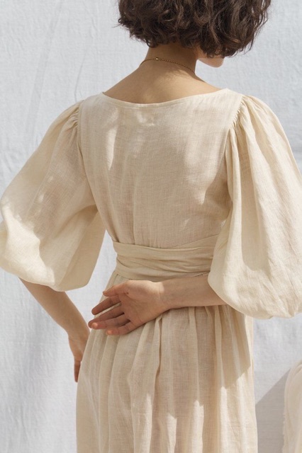 Đầm Đắp Chéo Nơ Eo