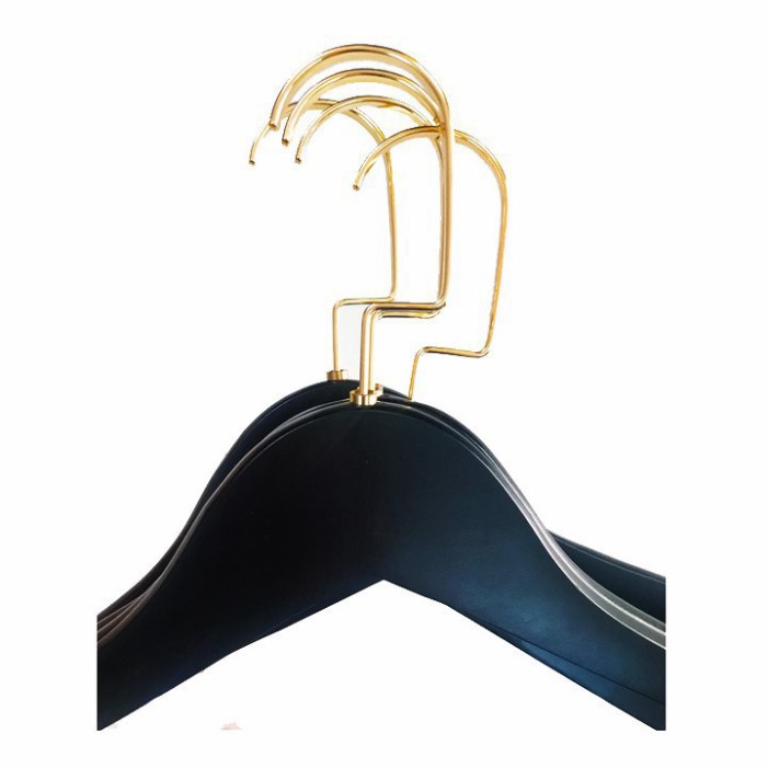 Móc gỗ đen treo quần áo 38cm (1 móc)