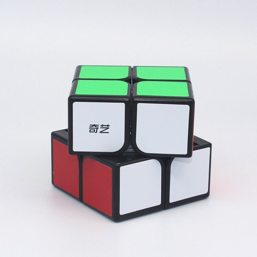 Rubik 2 Tầng giá rẻ QiYi 3042 - Rubic 2x2 Viền đen (Black)