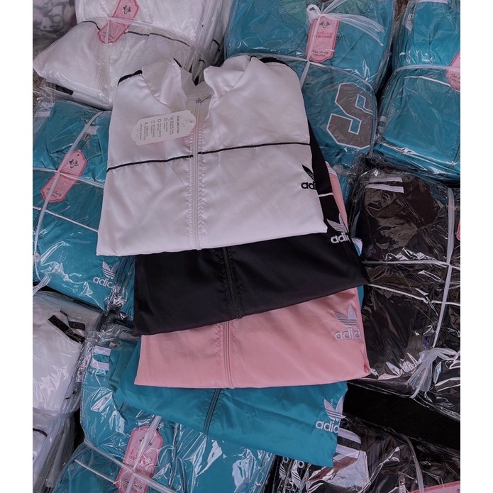 KHOÁC DÙ THÊU TAY SỌC KHÔNG NÓN