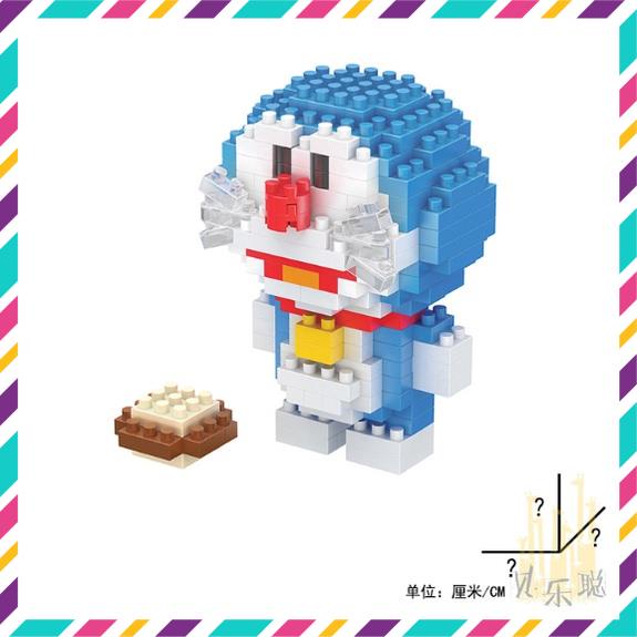 Đồ Chơi Lego 3D Lắp Ráp Hình Doraemon, Nobita, Chaien, Xuka, Xeko Từ 240 - 380 mảnh, Full Box Hàng Cao Cấp