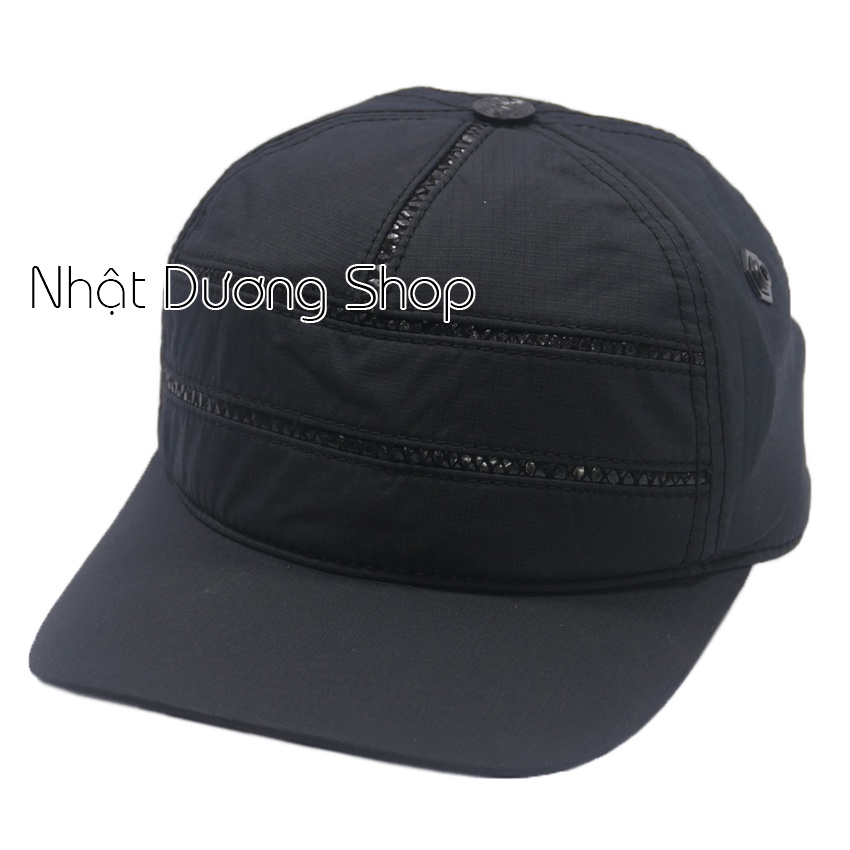 [ HÌNH THẬT ]Nón kết xịn z caps vá 3 sọc da phía trước kèm đóng sò 3 lớp- Chất liệu vải Cotton cao cấp