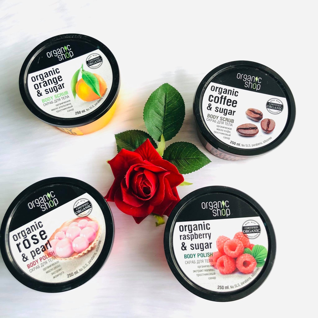 Kem Tẩy Da Chết BODY SCRUB Organic Shop