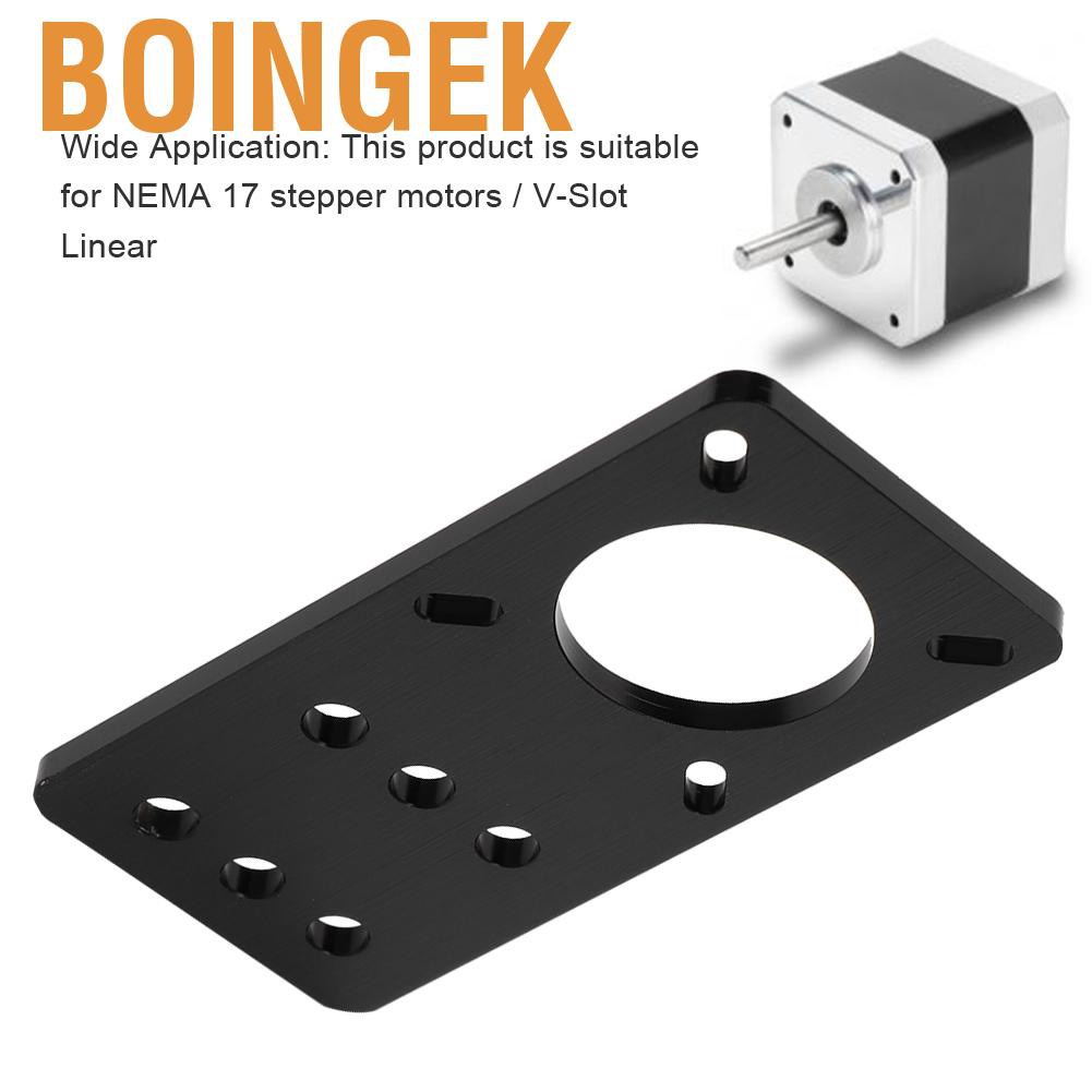 Tấm Nhôm Đen Gắn Động Cơ Bước Boingek Weekw Nema 17 Cho Máy In 3d