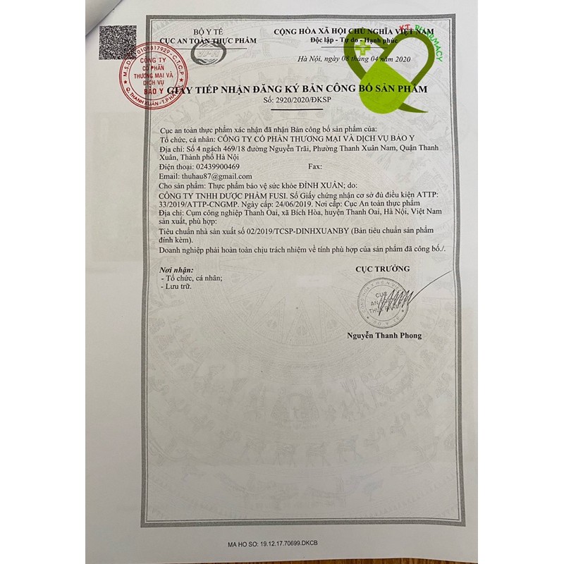 Viên uống ĐỈNH XUÂN - Hộp 20v | BigBuy360 - bigbuy360.vn