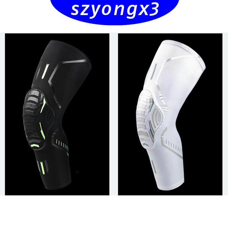 [HeatWave] 2xSkating Cycling Bike Adult Safety Guards Elbow Knee Pads Basketball Knee Black XL