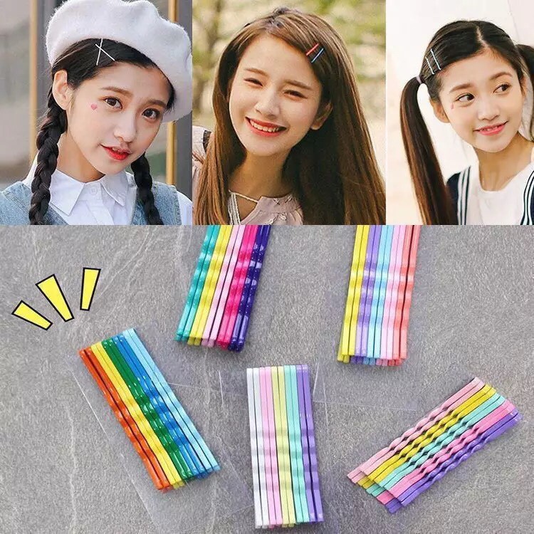 Set 10 kẹp tăm thời trang Hàn Quốc đáng yêu cho nữ