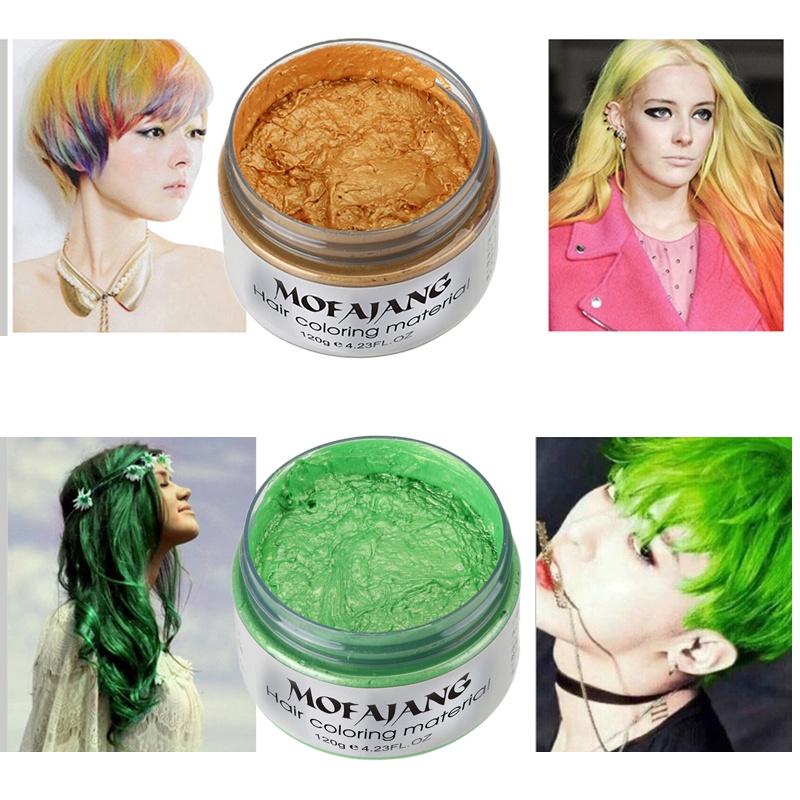 1 Chai Sáp Màu Tóc Kem Nhuộm Tóc Tạm Thời Thuốc Nhuộm Tóc Chuyên Nghiệp Có Thể Giặt được Phụ Kiện Dụng Cụ Tạo Kiểu Thuốc Nhuộm Khô Dùng Một Lần.