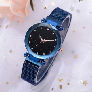 Đồng hồ analog máy quartz dây lưới