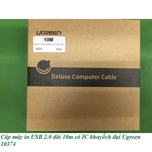 Cáp Nối Dài USB 2.0  10M, 15M, 20M, 25M, 30M UGreen US121 - Hàng Chính Hãng, Chipset Cao cấp